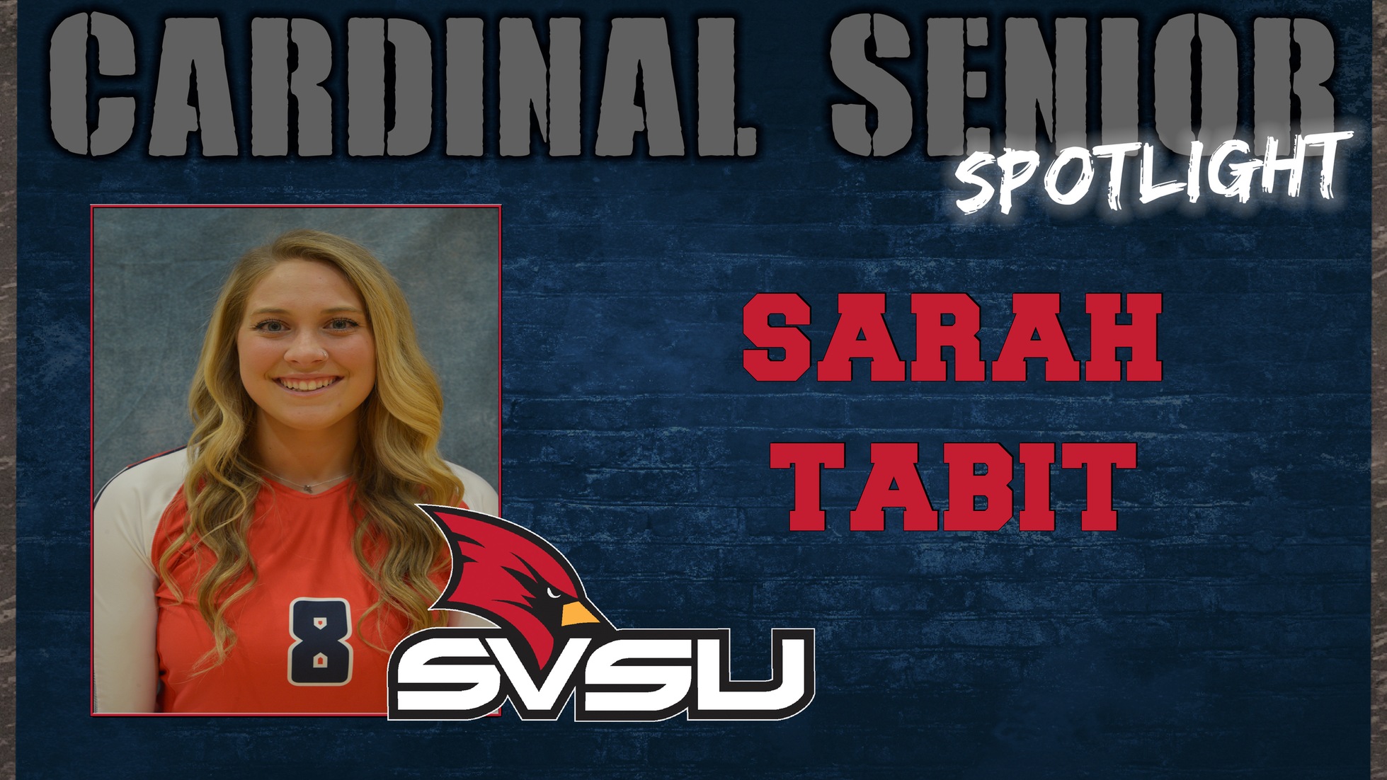 SVSU Cardinal Senior Spotlight - Sarah Tabit
