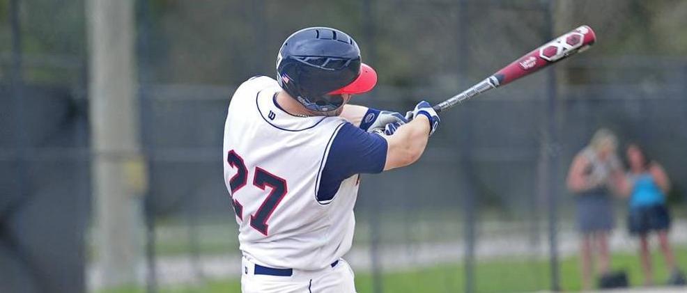 Luke Valutis had 3 hits and 3 RBIs in the game vs. Seton Hill