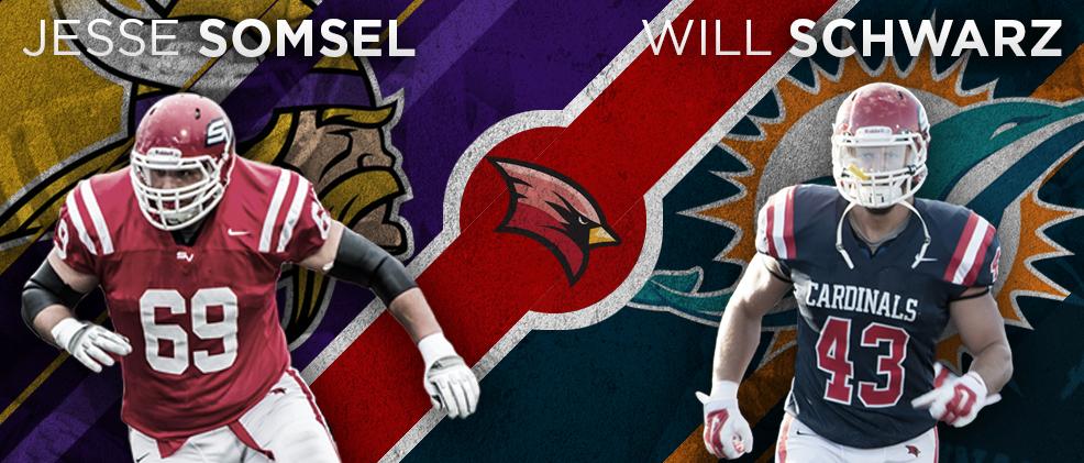 Jesse Somsel and Will Schwarz become the most recent Cardinals to get their shot in the NFL