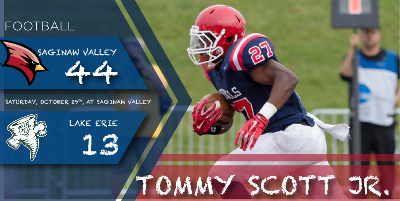 Football Scores 44-13 Home Victory Over Storm in GLIAC Action