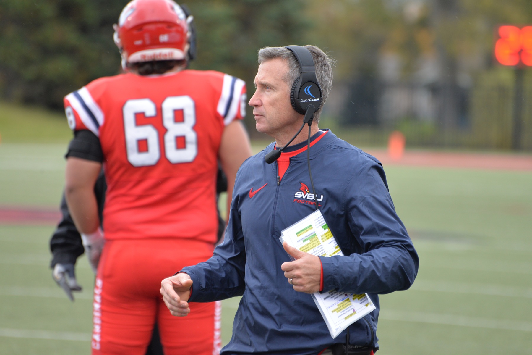 Head football coach Jim Collins leaving SVSU for a position with Army football