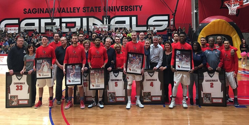 The Cardinals honored all five seniors prior to Saturday night's game against the Timberwolves...