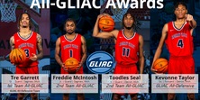 Four SVSU Men’s Basketball Student-Athletes Earns Conference Awards