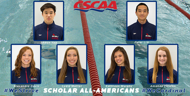 Six Swimming & Diving Student-Athletes Earn CSCAA Scholar All-America Honors