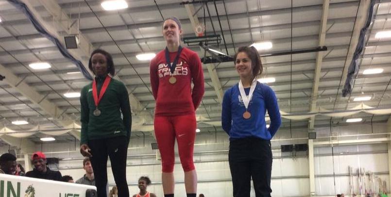 Anna Fochesato claimed GLIAC Championships in both the triple jump and high jump on Sunday...