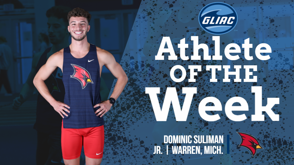 Dominic Suliman Earns Second Consecutive GLIAC Track Athlete of the Week