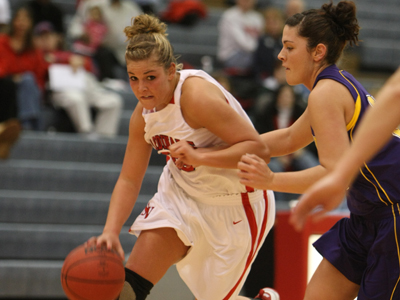 Lady Cardinals Fall to #11 Lakers, 64-35
