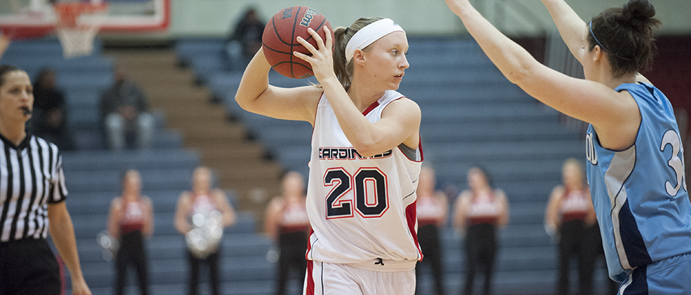 Lady Cardinals Outmuscle Lakers in Home Finale, 71-61