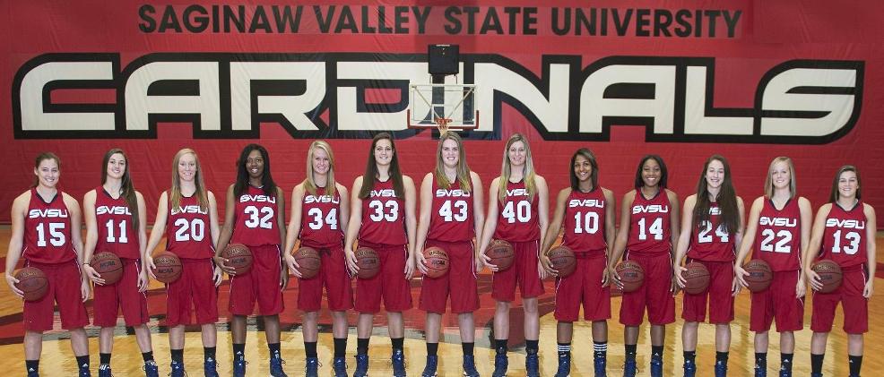 The 2013-14 SVSU Women's Basketball team finished 8th in Division II with a 3.61 total team GPA