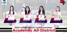 Four Women’s Soccer Players Named College Sports Communicators Academic All-District®