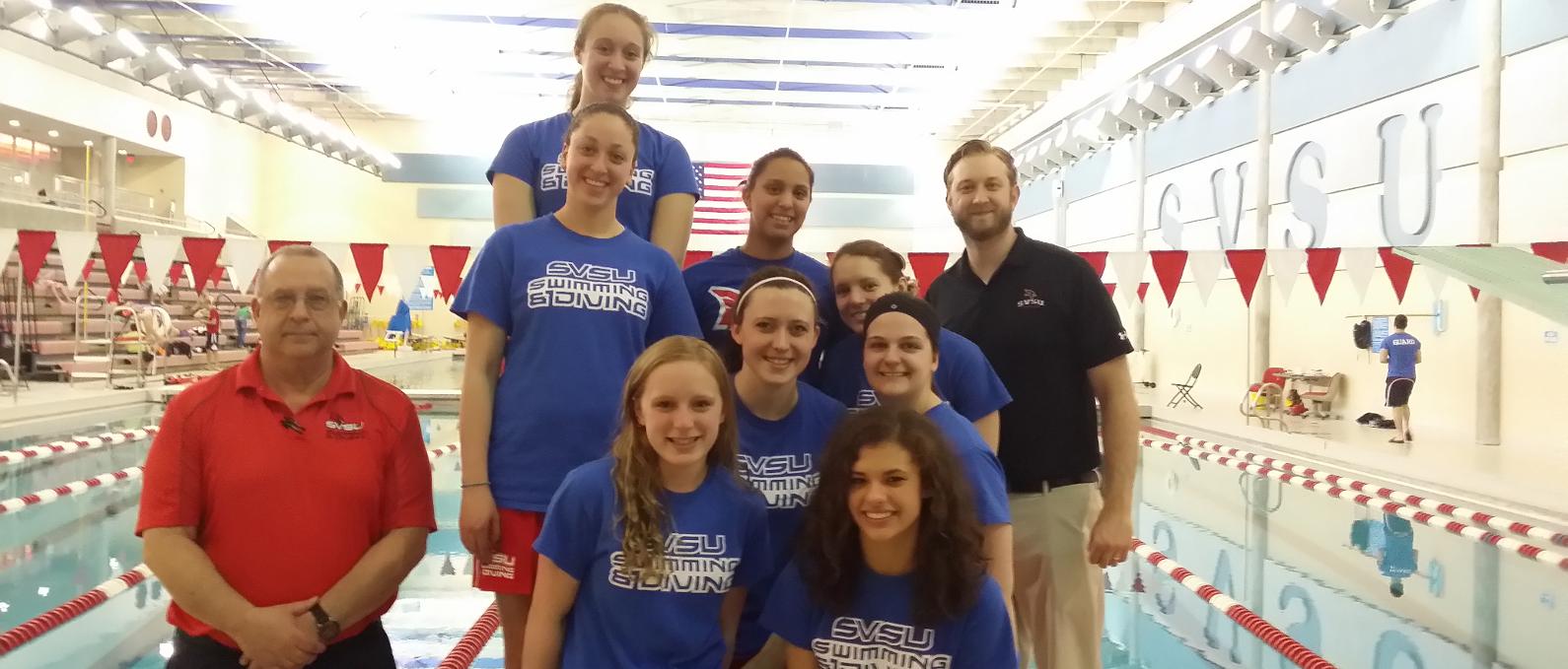 Women's Swimming & Diving Lends a Helping Hand at Special Olympics