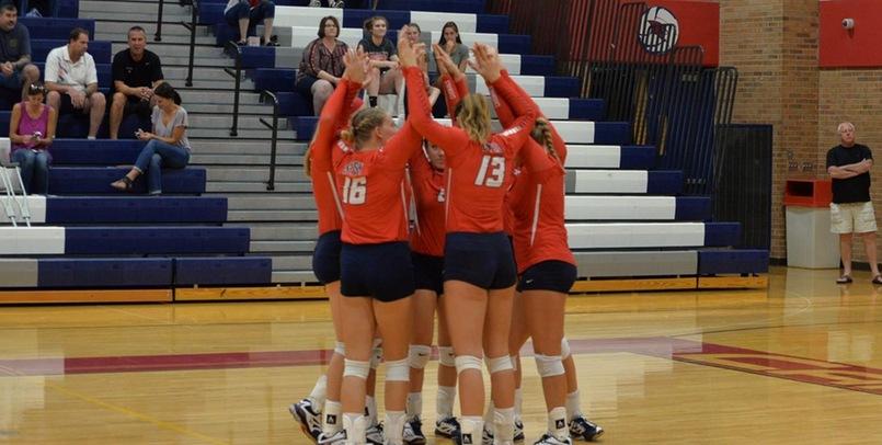 Volleyball Drops Four Set Match to Huskies