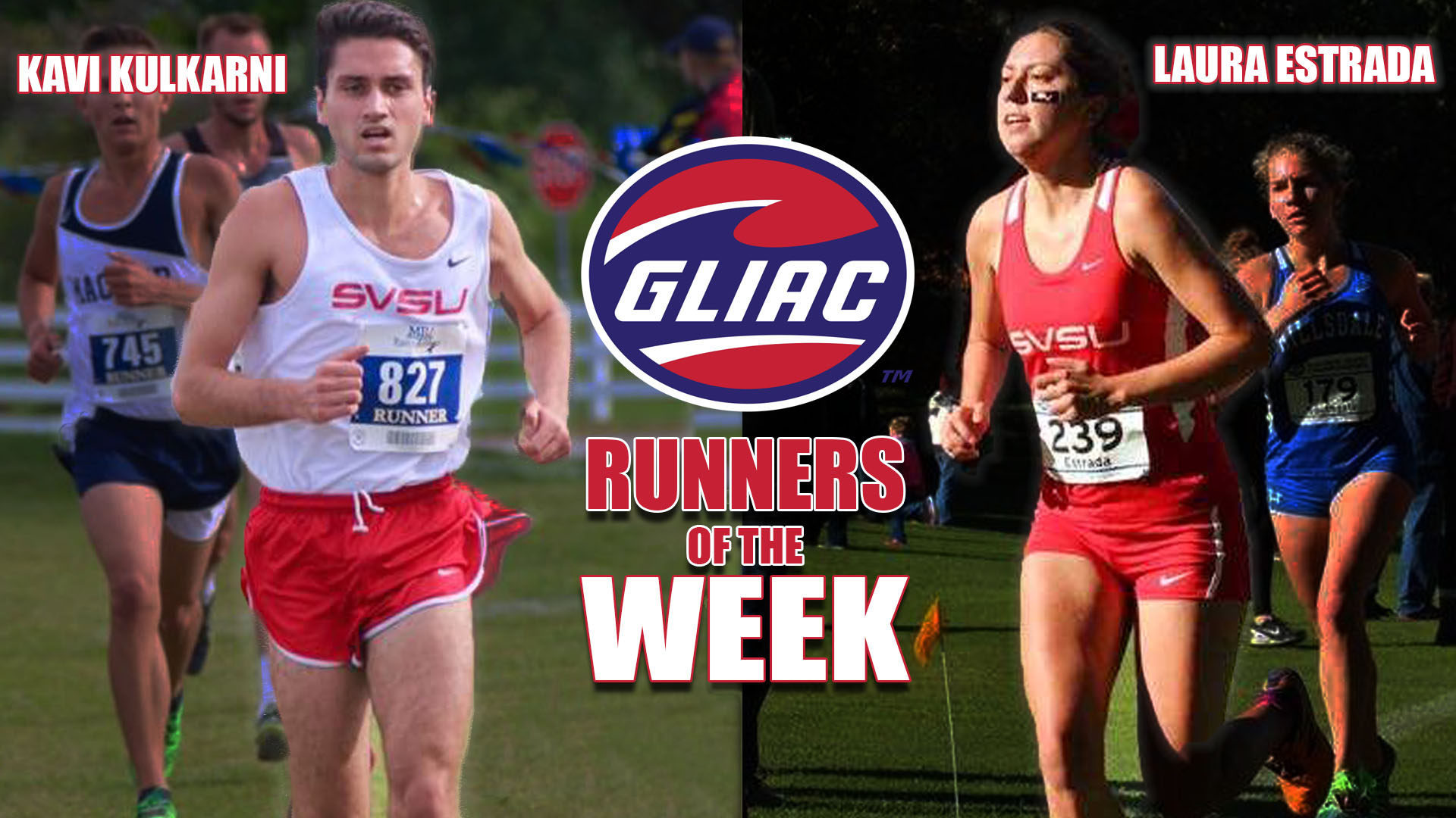 Kulkarni and Estrada Sweep GLIAC Runner of the Week Accolades