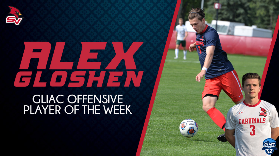 Gloshen earns GLIAC Men's Soccer Offensive Player of the Week honors