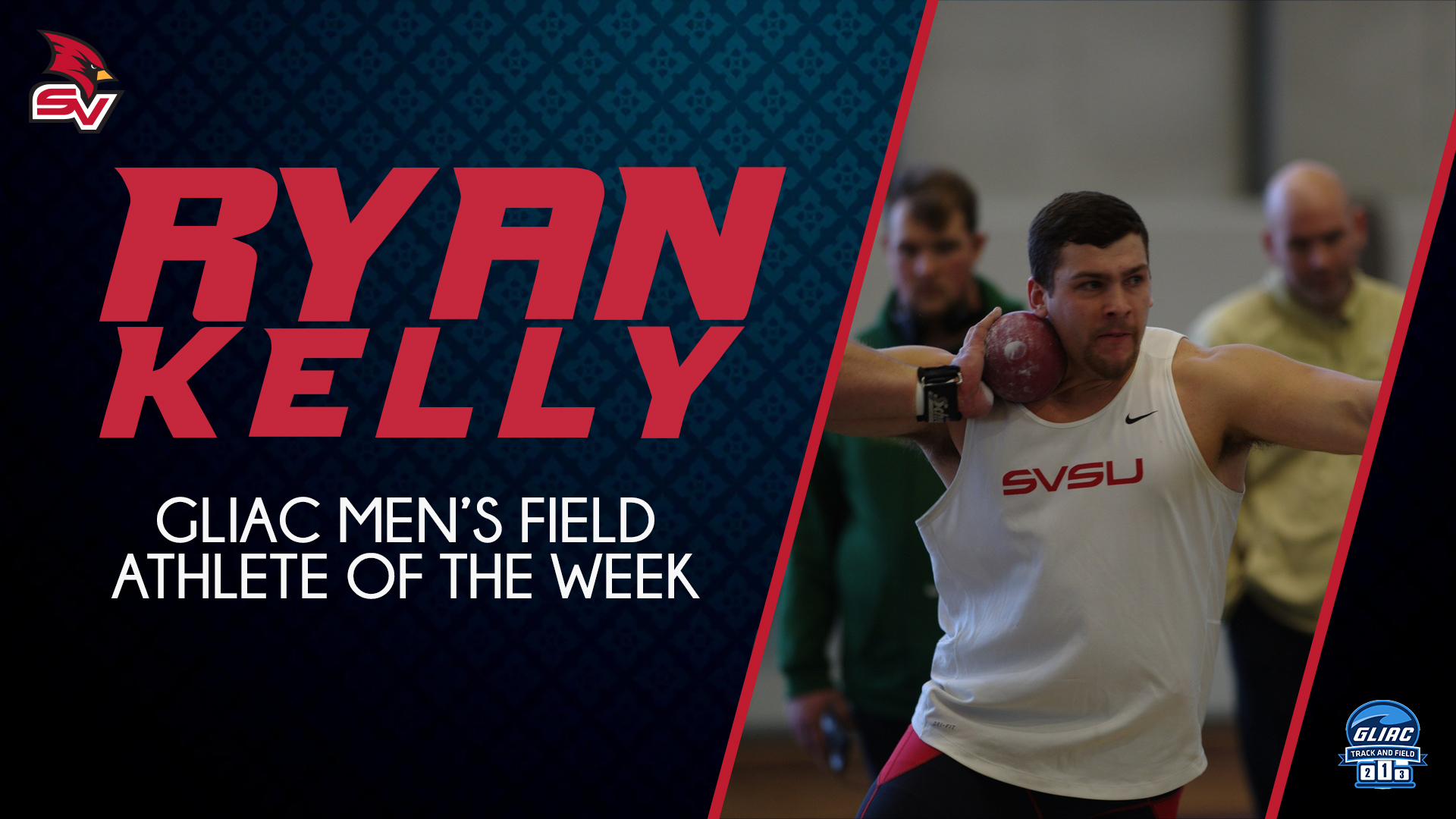 Ryan Kelly Earns GLIAC Field Athlete of the Week Honors