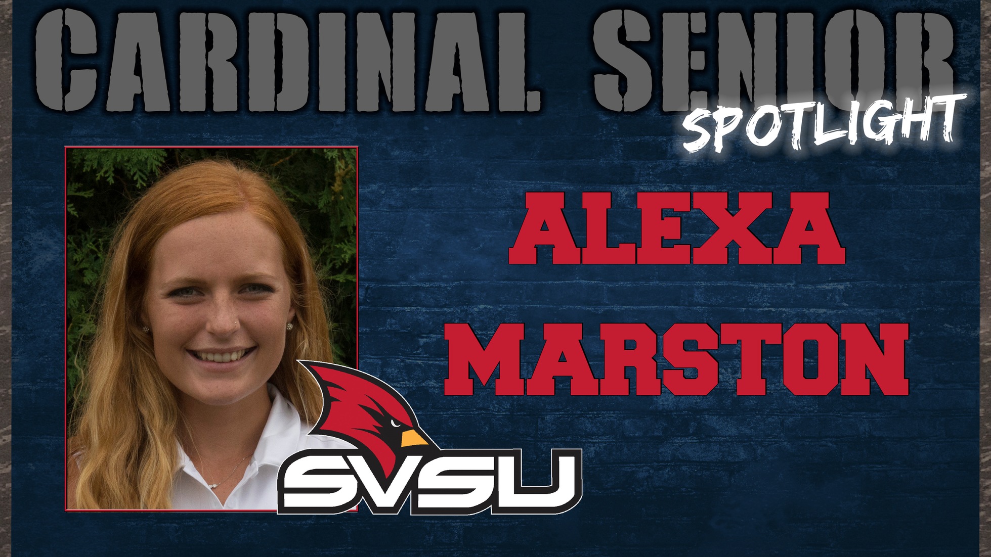 SVSU Cardinal Senior Spotlight - Alexa Marston