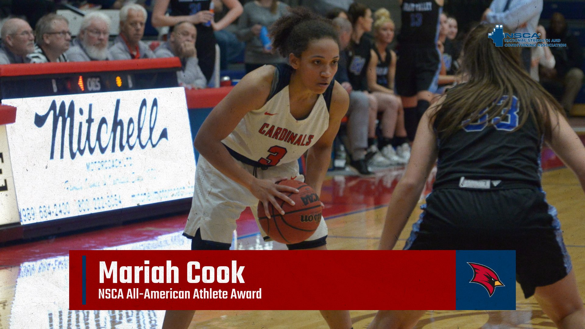 Mariah Cook Receives the NSCA 2020 All-American Athlete Award
