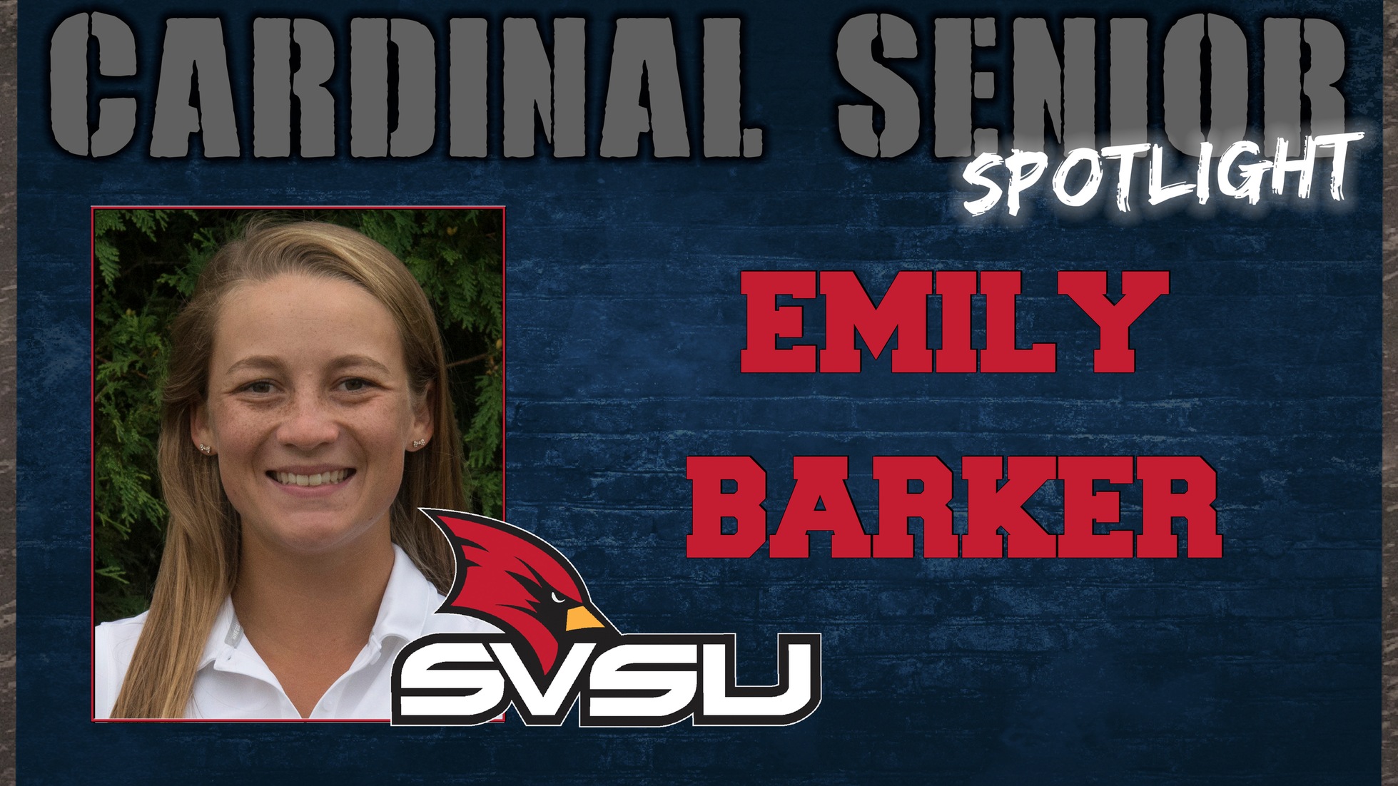 SVSU Cardinal Senior Spotlight - Emily Barker