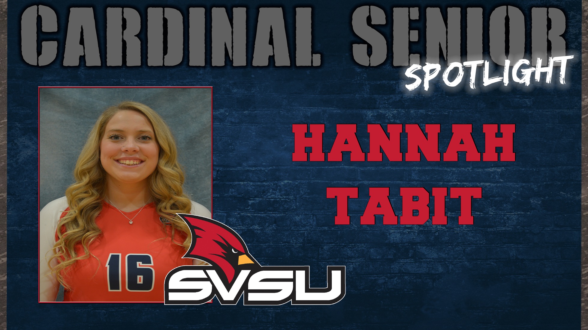 SVSU Cardinal Senior Spotlight - Hannah Tabit