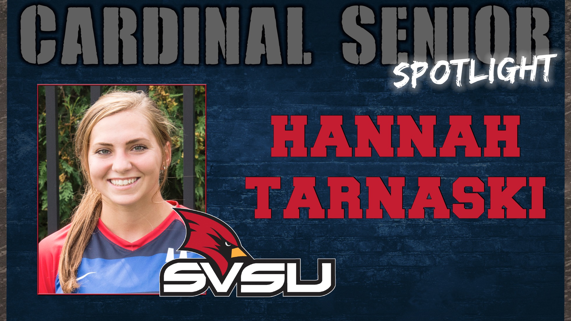 SVSU Cardinal Senior Spotlight - Hannah Tarnaski
