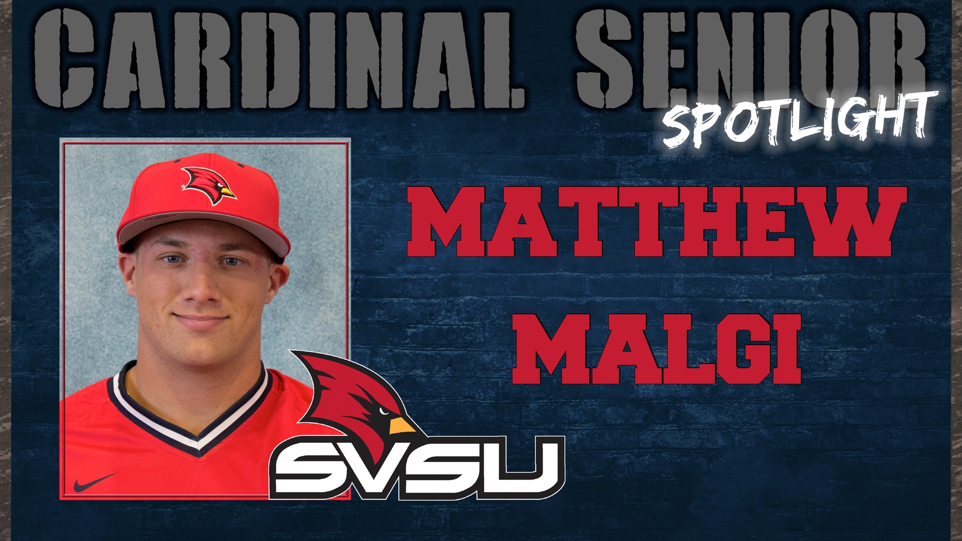 SVSU Cardinal Senior Spotlight - Matthew Malgi