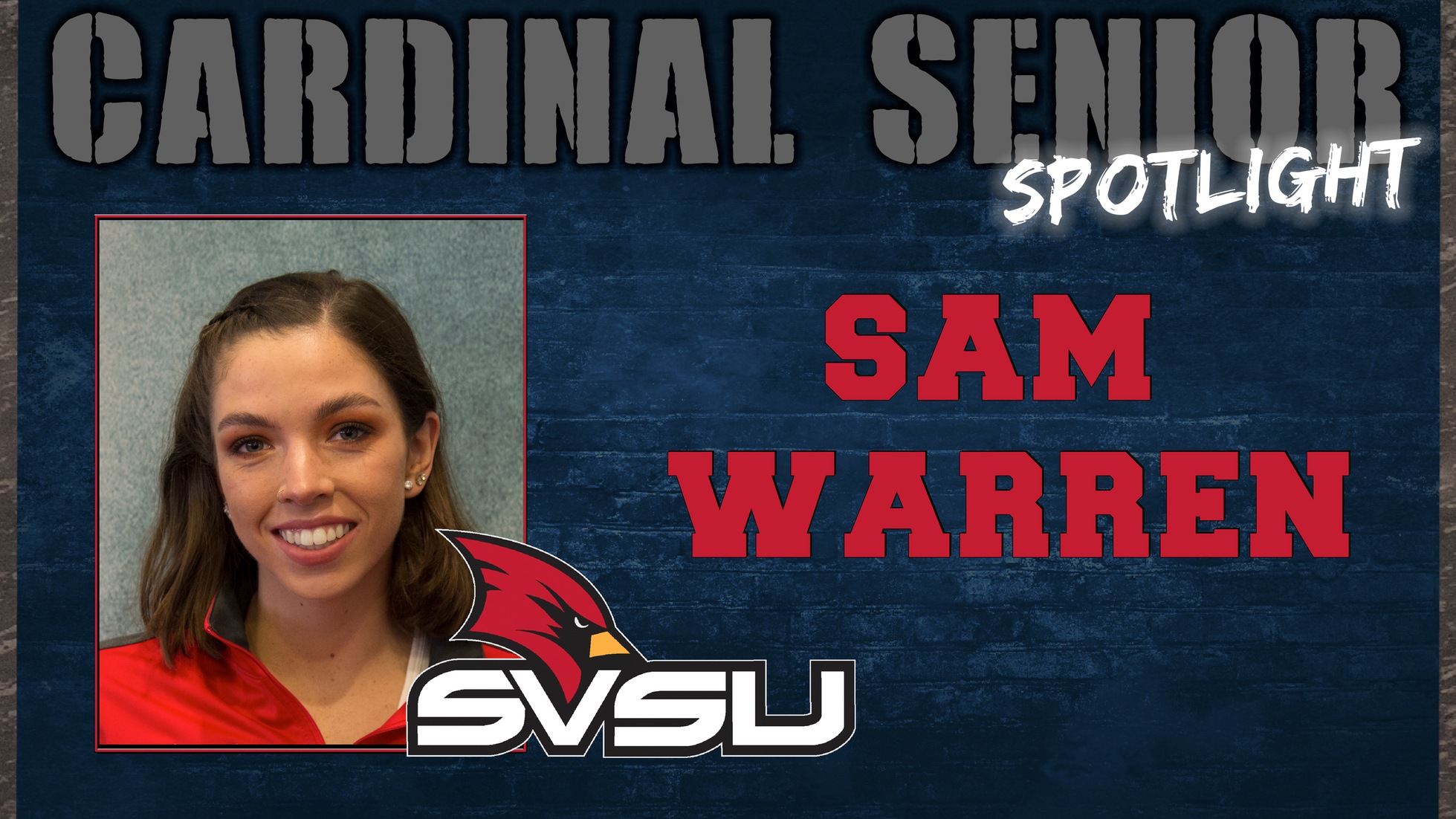 SVSU Cardinal Senior Spotlight - Sam Warren