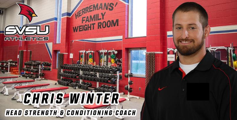 Chris Winter joins the SVSU Athletic Department as the Head Strength and Conditioning Coach...