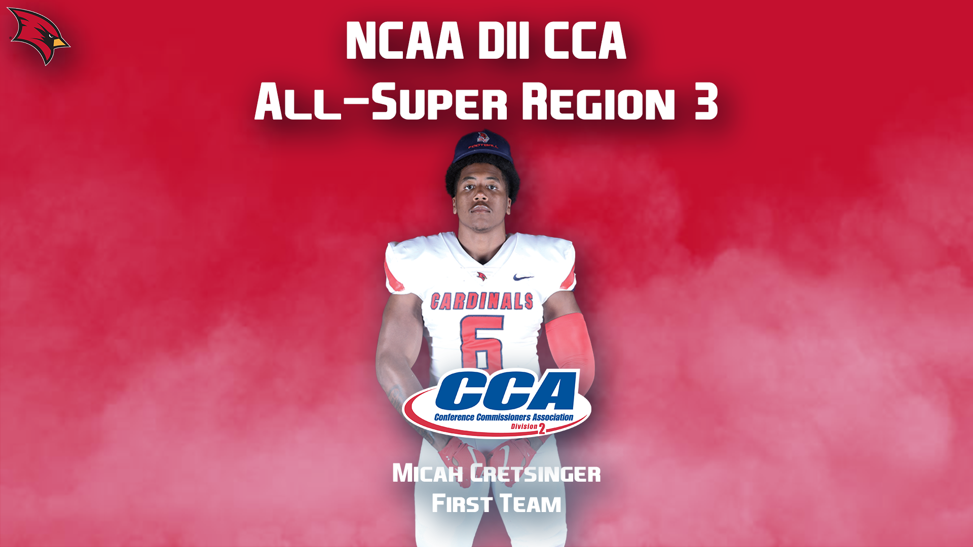 Micah Cretsinger Named D2CCA All-Super Region 3 First Team