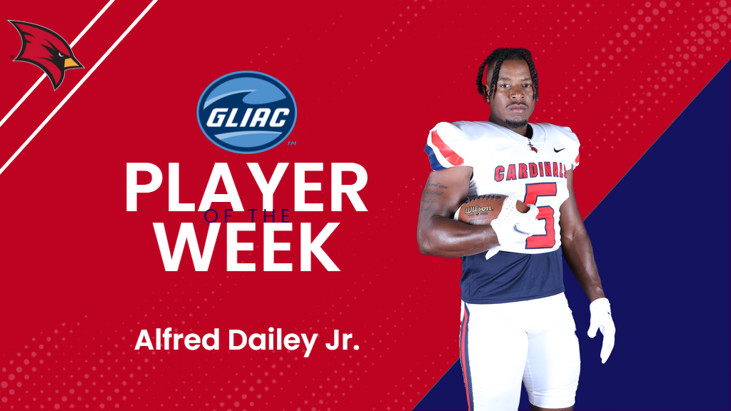 Alfred Dailey Jr. Selected GLIAC Defensive Player of the Week