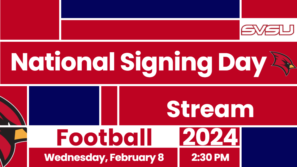 SVSU Football National Signing Day Show Stream Wednesday at 2:30 PM