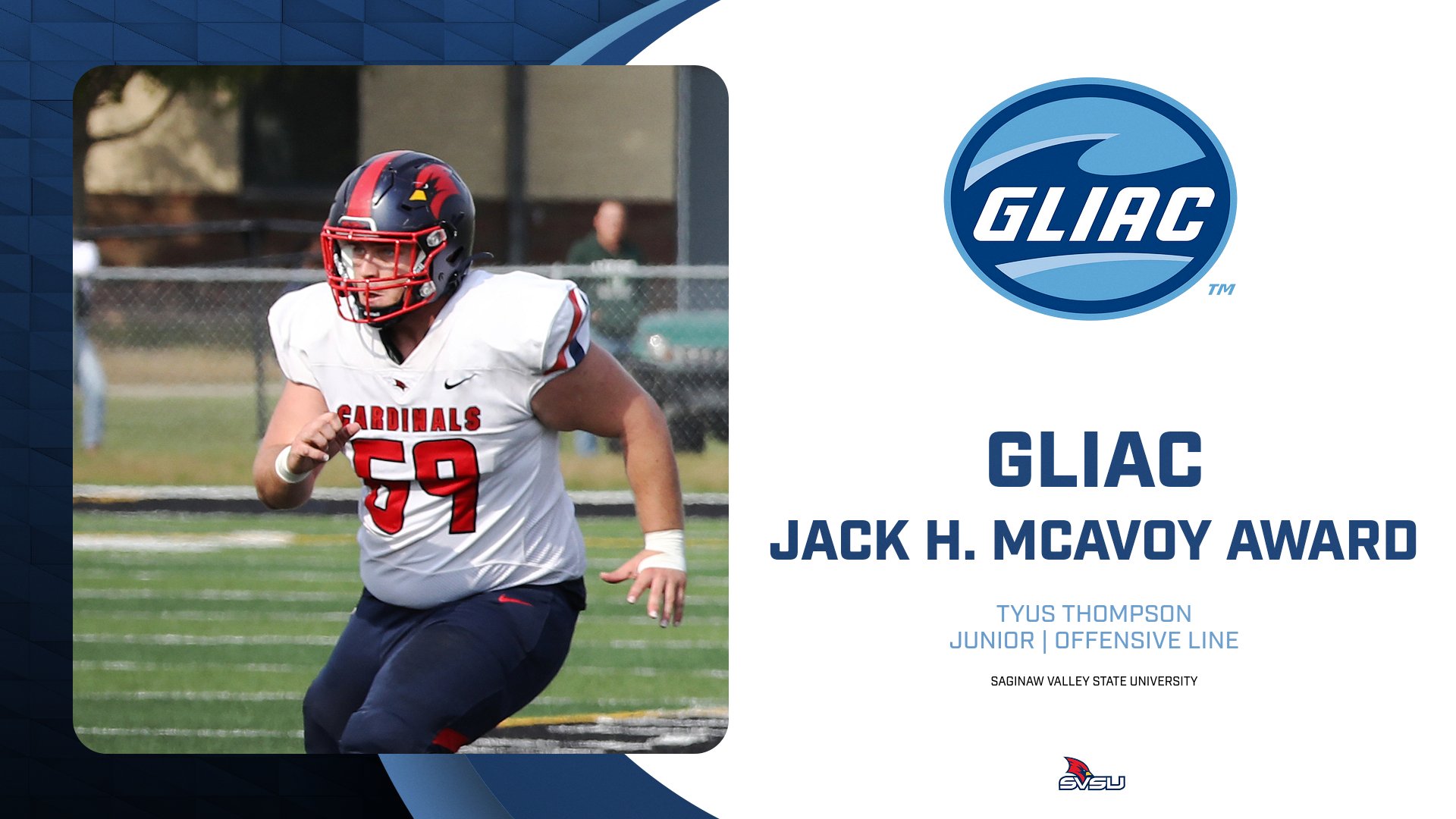 Tyus Thompson Selected for 2024 Jack H. McAvoy Award