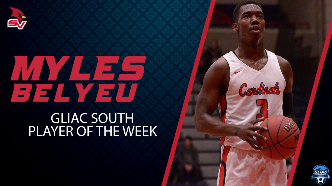 Myles Belyeu named GLIAC South Division Player of the Week