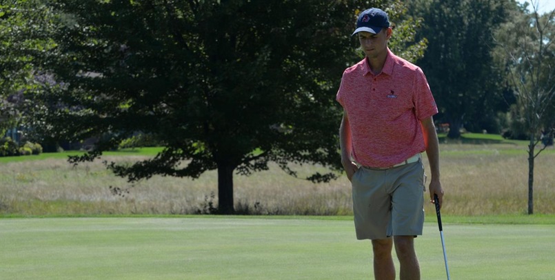 Men's Golf sits in 9th after first round of Greyhound Invitational
