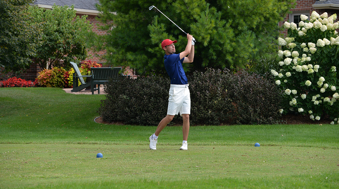 Men's Golf 5th after first round of HawksHead Invitational