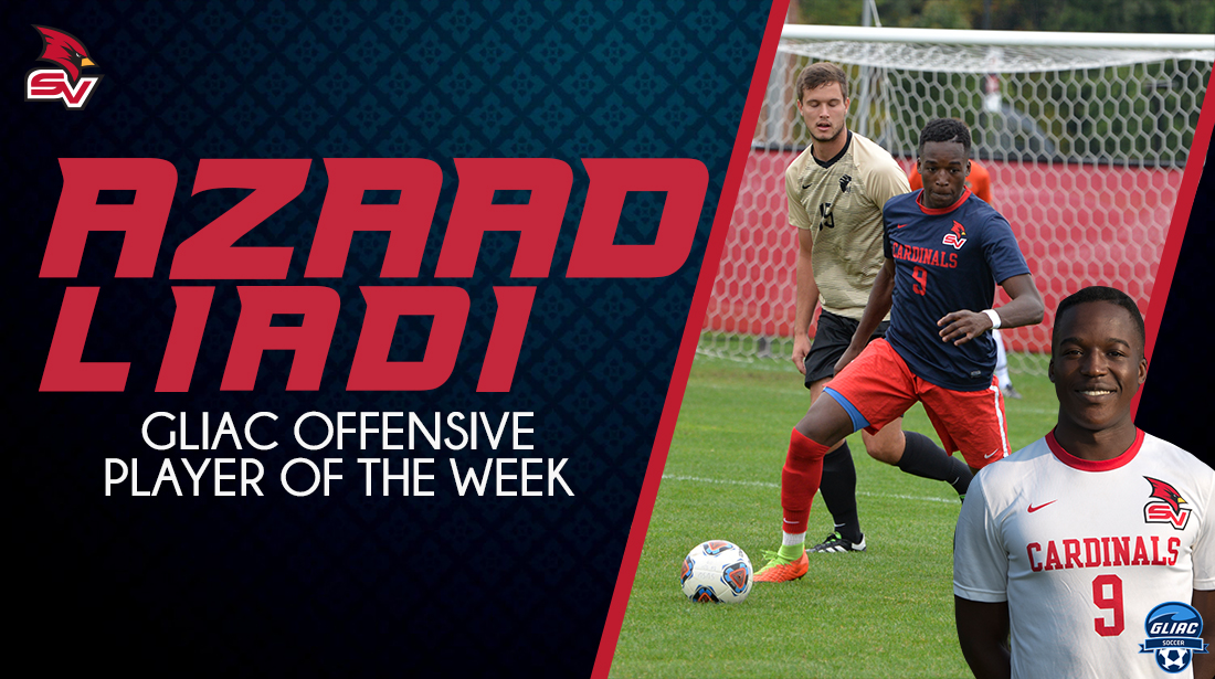 Azaad Liadi Named GLIAC Men's Soccer Offensive Player of the Week