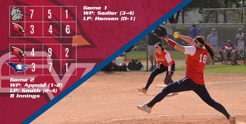 Extra-Innings Win Over USI Gives Cardinals Split on Day Three