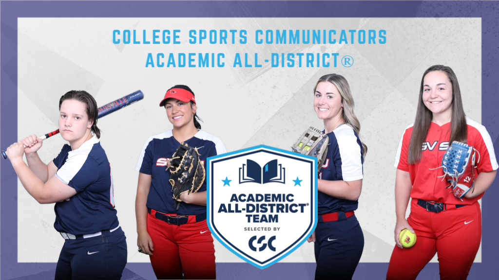 Four SVSU Softball Players Earned College Sports Communicators All-District Distinction