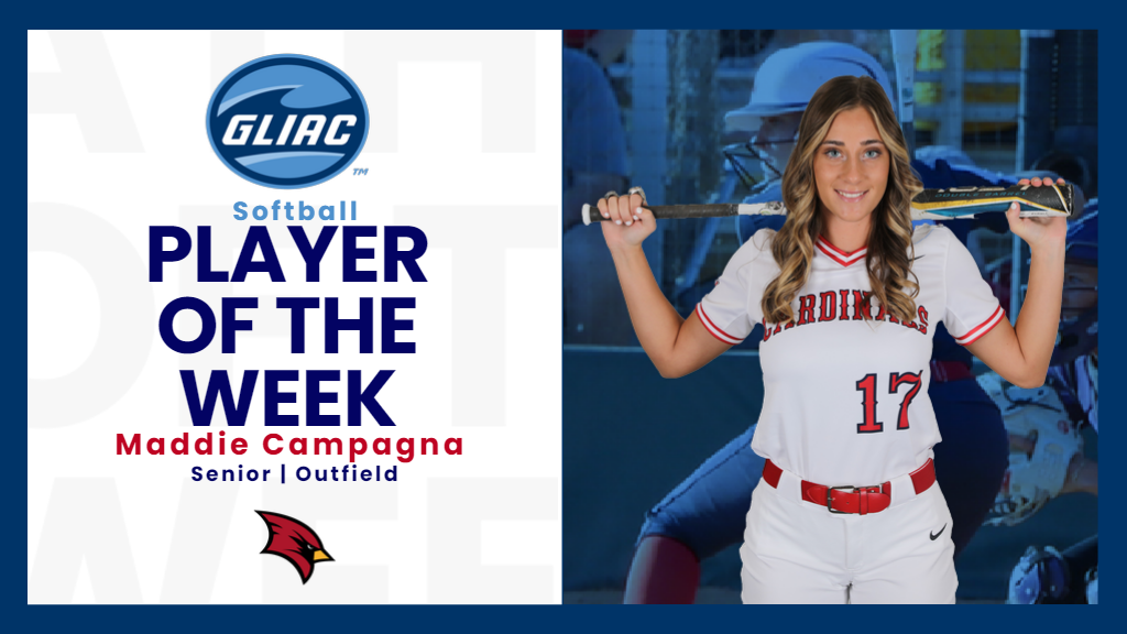 Maddie Campagna Collects GLIAC Softball Player of the Week Honor