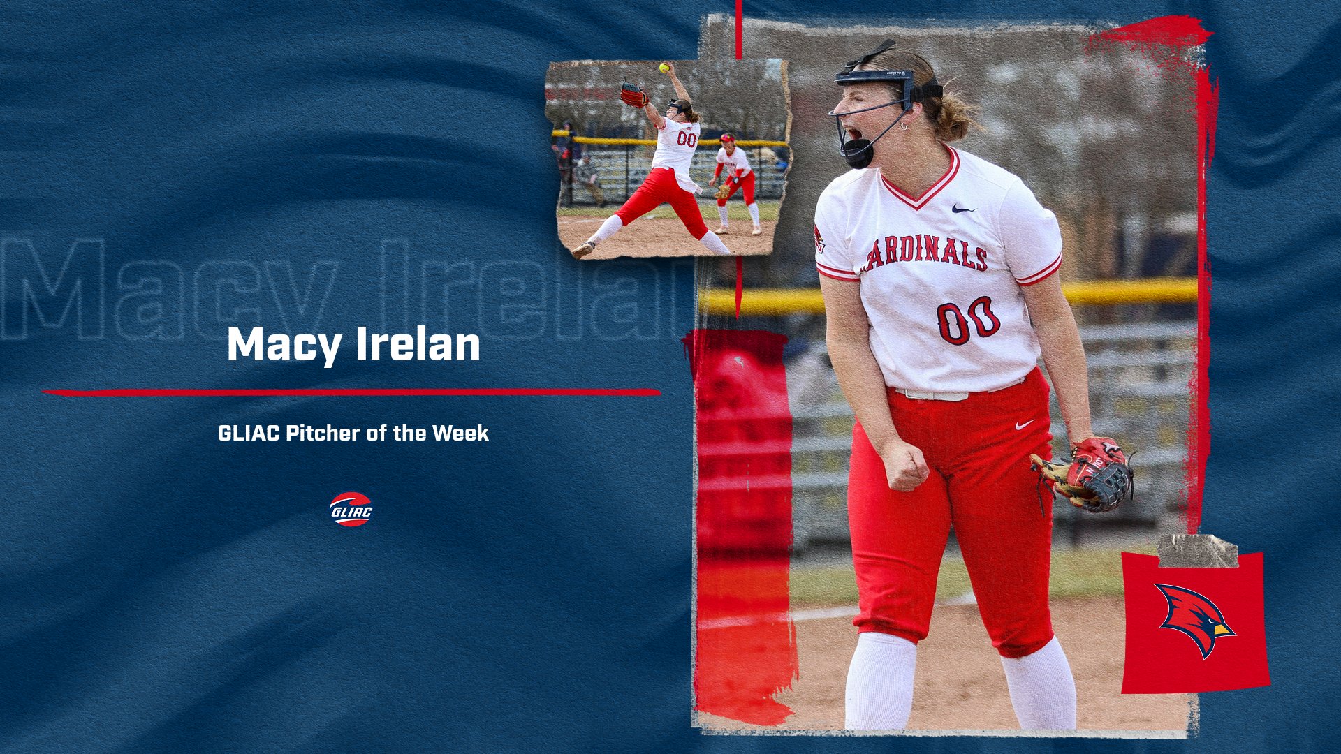 Macy Irelan Claims Fourth GLIAC Pitcher of the Week Award