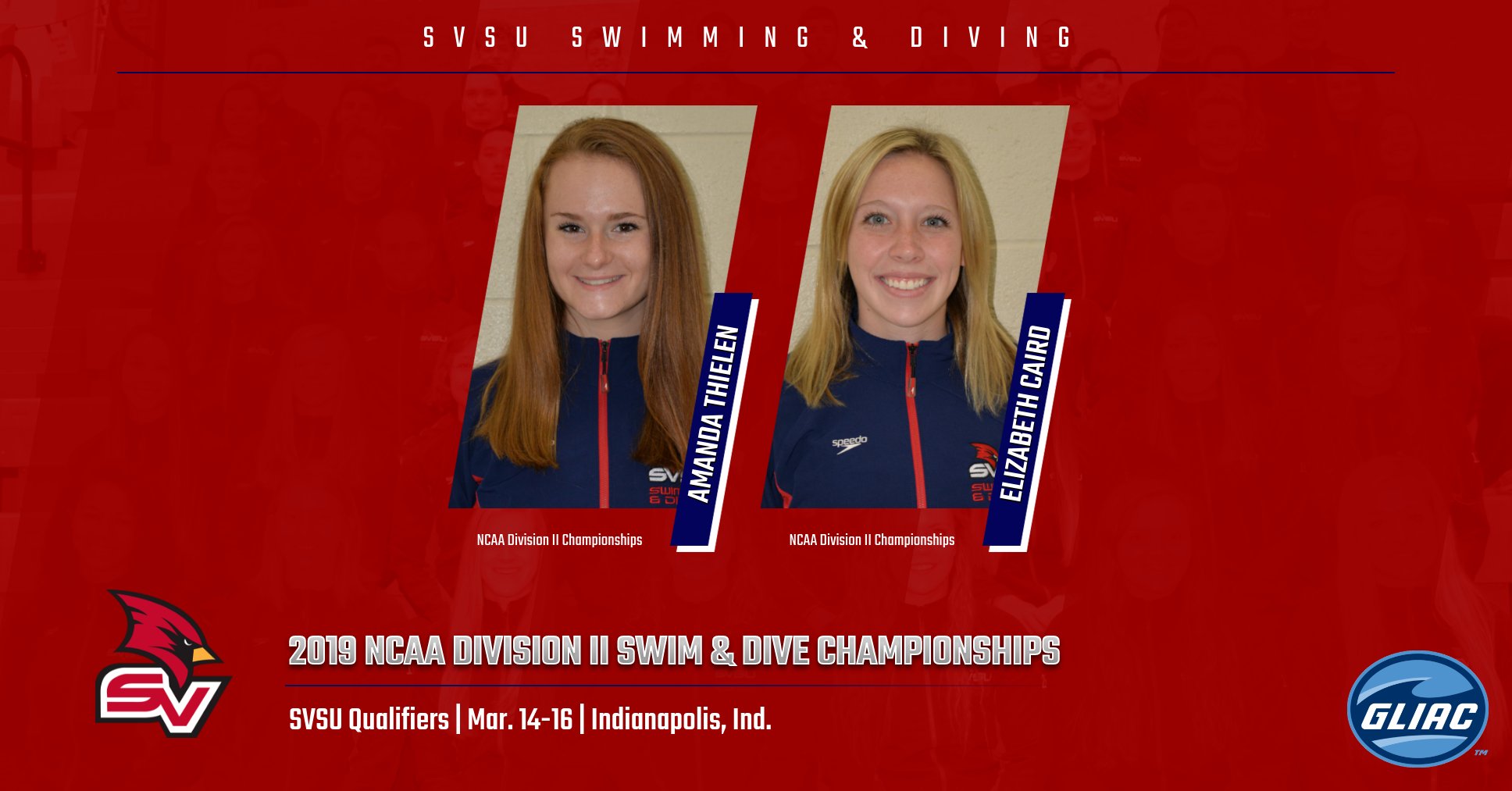 Caird, Thielen set for competition at 2019 NCAA Division II Championships