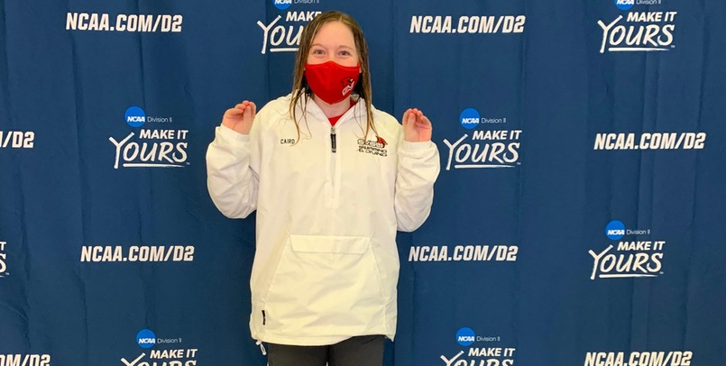 Caird places 9th in 1-meter at National meet