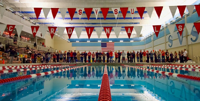 Cardinals battle Warriors in Senior Day dual, Caird sets record