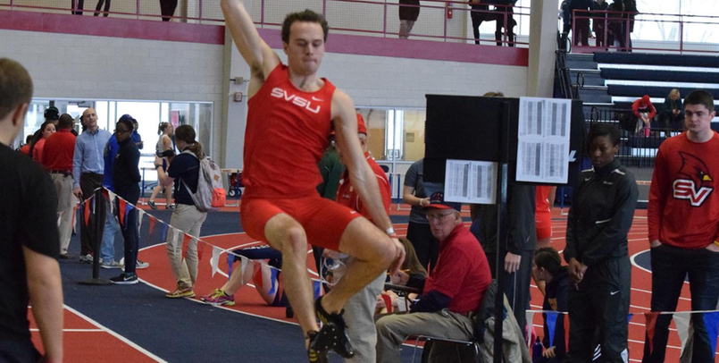 Sam Black competed for SVSU in the first day of the SVSU Holiday Classic on Friday night...