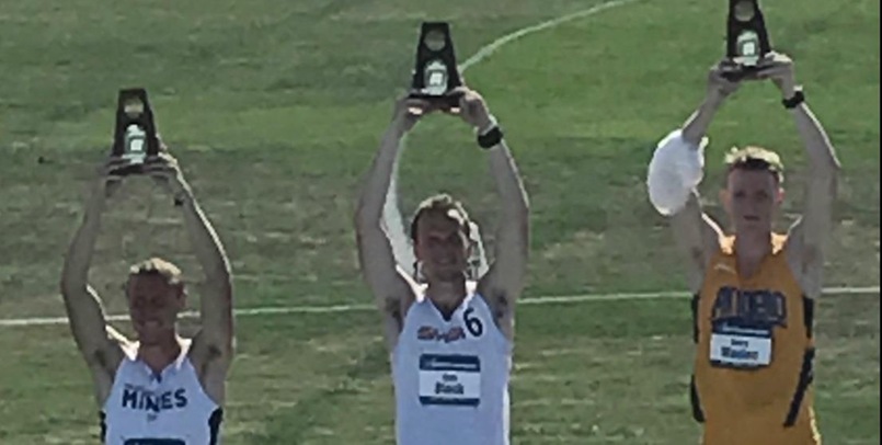 Sam Black claimed an all-american finish in the men's decathlon on Friday...