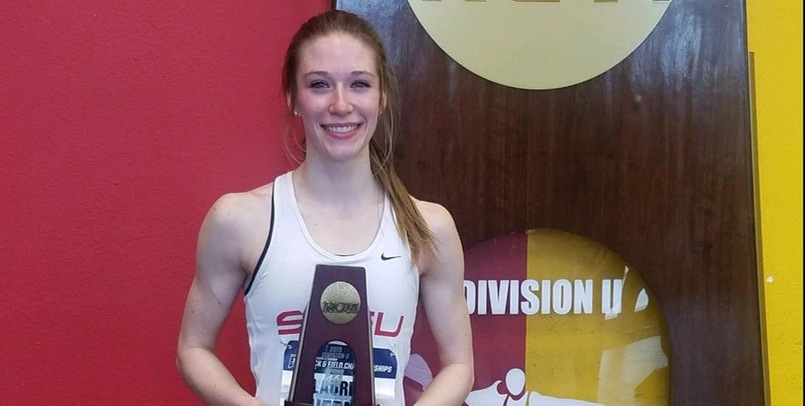 Huebner earns All-American honors in pentathlon on day two of national championships