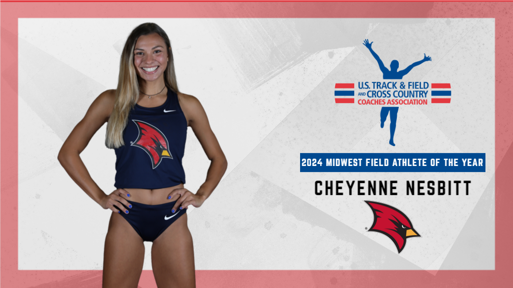 Cheyenne Nesbitt Named USTFCCCA Midwest Women’s Field Athlete of the Year