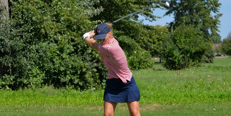 Women's Golf sits 6th after 18 holes at GLIAC Championships