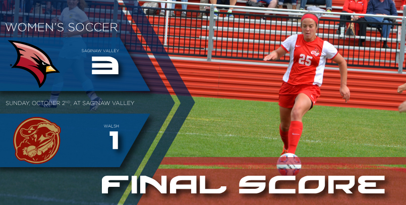 Women's soccer scores three second half goals in victory over Walsh