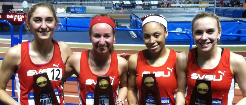 Women's DMR Earns All-American Honors on Day One of Indoor Nationals