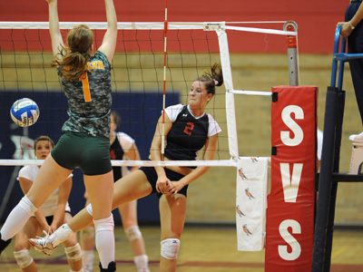Volleyball Defeats Oilers, 3-1